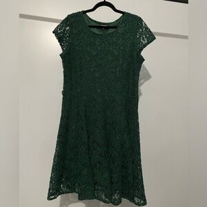 Dark green dress